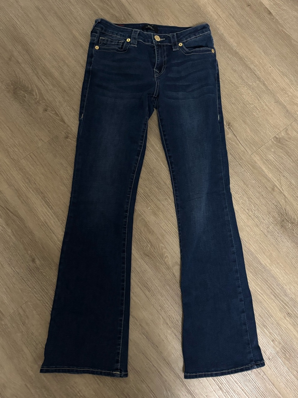 BECCA TRUE RELIGION Mid Rise Bootcut Jeans